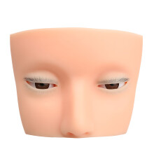 Silicone Extension Practice Head Engineered-curled eyelashes