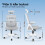 ELFORDSON ELFORDSON Mesh Office Chair Ergonomic High Back Headrest Swivel Computer Gaming 8