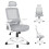 ELFORDSON ELFORDSON Mesh Office Chair Ergonomic High Back Headrest Swivel Computer Gaming 11