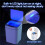 Touchless Motion Sensor Trash Can 3.7 Gallons Bathroom Trash Can with Lid Automatic Trash Can for Kitchen 5