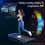 BLACK LORD Treadmill LED Bluetooth Portable Remote Underdesk Walking Pad Home 7
