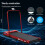BLACK LORD Treadmill 3-in-1 LED Bluetooth Remote Compact Walking Pad Home Office 8