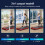 BLACK LORD Treadmill LED Bluetooth Portable Remote Underdesk Walking Pad Home 6