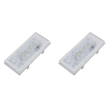 2X New Upgraded W10515058 LED Light Compatible with //,Refrigerator Freezer