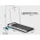 BLACK LORD Treadmill 4-in-1 9% Incline LED Bluetooth Remote Compact Walking Pad 10