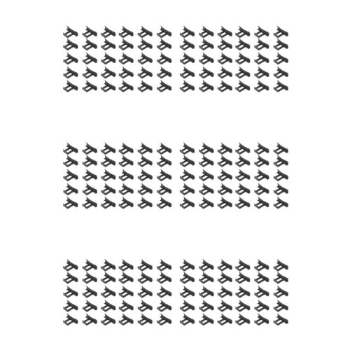 180Pc Solar Panel Frames Water Drained Clip Thickness 30mm PV Panels Auto Remove Stagnant Water Dust Outdoor Tool