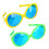 2St Oversized Kleurrijke Party Zonnebril Plastic Feestartikelen 1