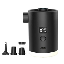 Outdoor Portable Camping Air Pump Charging and Pumping Dual-Purpose Air Mattress Swimming Ring Electric Inflator