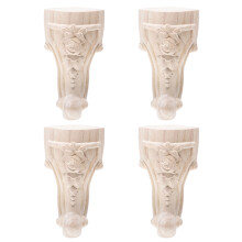 4St Decoratieve Stoelpoten Met Patroon Voor Meubels