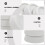 4St Wasmachine Voetzoolpads Rubber Antislip En Geluidsdemper 3