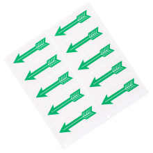 10St Duurzame Pijl Waarschuwing Decals Voor Veilige Richtingleiding