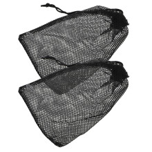 2St Sport Ballen Houder Met Ventilerende Mesh Zwarte Opbergtas