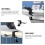 2St Headset Houder Metalen Haak Sterk Zwart 4