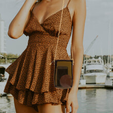 Creatieve Transparante Cross Body Bag Dames Handige Opbergtas