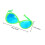 2St Oversized Kleurrijke Party Zonnebril Plastic Feestartikelen 2