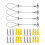 Ensemble de cintres réglables en câble d'acier pour panneaux-1m 1