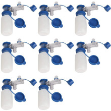 8X Milk Sampling Bottle,200Ml Sampling Bottle Sampler Cow Milk Liquid Sampling Bottle Milk Container Corrosion-Resistant