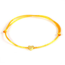 (Yellow) Love Heart Bracelet - Lucky Gift Jewelry