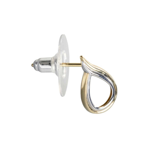 Sterling Silver And Plastic Ear Stud Back Pack of 10, 12mm 2