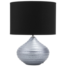 Table Lamp KUBAN Ceramic Silver