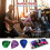 75-Pack Gitarrplektrum med 3 Olika Tjocklekar med Förvaringslåda för Akustisk Gitarr, Elgitarr, Ukulele och Bas 2