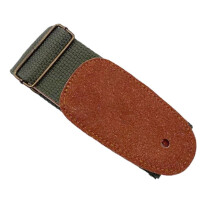 Guitar Strap Adjustable Pure Cotton Guitar Strap Electric Guitar Strap Acoustic Guitar Universal Strap (Green)
