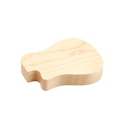 Gitarr Wood Picks Box Gitarrformad Gitarr Pick Förvaring Plectrum Container för Guitar Standard Picks 1
