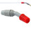 (Plastic spray head (grey red)) Rustproof Garden Sprinkler for Herb Watering 8