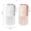Wireless Air Humidifier Diffuser Rechargeable Double Nozzle Essential Oil Diffuser Mist Maker Humidifier,White 7