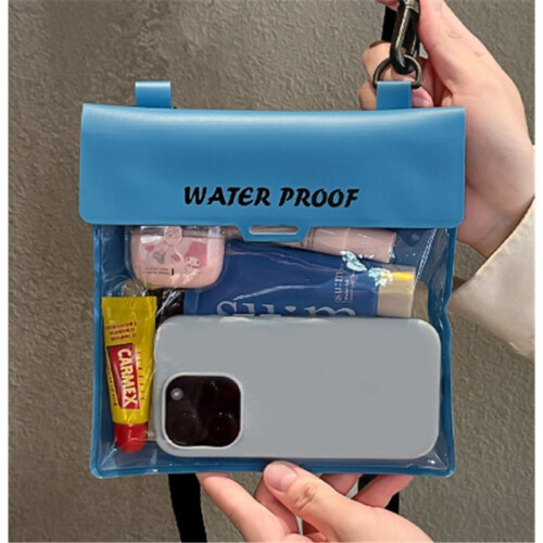 Waterproof Dry Waist Pack Adjustable Belt Phone Pouch Blue 1