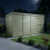 15 x 6 Pent Shed Tanalised (Double Door, No Windows) 3