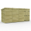 15 x 6 Pent Shed Tanalised (Double Door, No Windows) 2