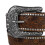 Adjustable Width Cowboy Belt Distressed Waist-Bronze 120cm 6