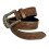 Adjustable Width Cowboy Belt Distressed Waist-Bronze 120cm 7