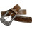 Adjustable Width Cowboy Belt Distressed Waist-Bronze 120cm 8