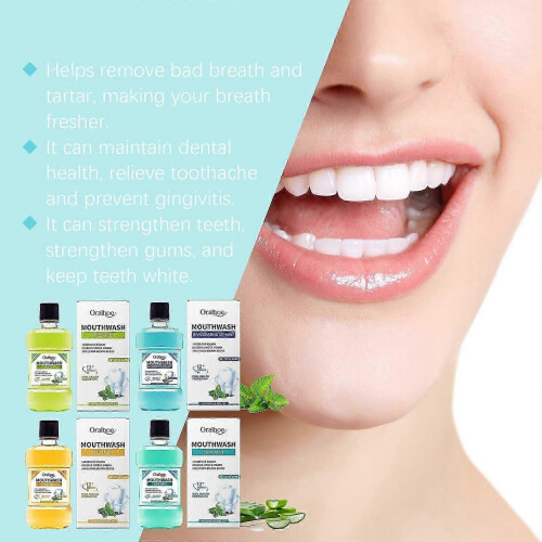 Fresh Breath Mouthwash with Aloe Vera 1