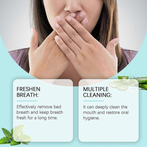 Fresh Breath Mouthwash with Aloe Vera 2