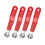 (Red 4 pcs) 4pc Fruit Corer Spoon Set - Melon, Grape Pit Remover Tool 2