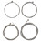 Set of 4 Steel Strings for 4 String Bass Guitar 1