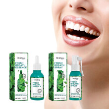 Oralhoe Fresh Breath Spray Oral Cleaning Care Mint Flavor Fresh Fragrance Relieving Breath Odor