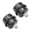 2St Compressor Muffler Metaal Geluidsfilter Voor Luchtcompressor 1