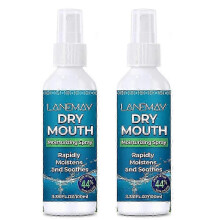 2pcs Xylitol Dry Mouth Spray, Mint Flavor, Stimulates Saliva, Fast Relief, Fresh Breath