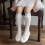 Fashionable Layered Leg Warmer Soft Nylon Component with-Black 9