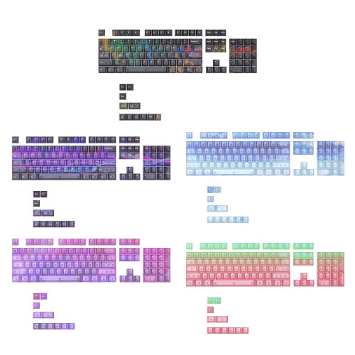Full Size 115 Key PC Keycap Set For Mechanical Keyboard-Model A 1