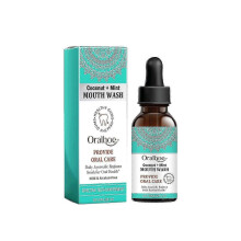 Coconut Mint Mouth Wash, 59ml, Fresh Breath, Teeth Whitening, Stain Removal