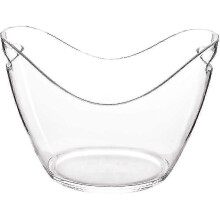 Ice Bucket Wine Bucket, 4 Liter Plastic Tub for Drinks And Parties, Perfect for Wine, Champagne, Co