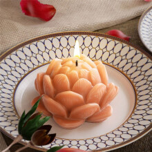 4PCS 3D Large Lotus Silicone Candle Mold DIY Handmade Flower Aromatherapy Plaster Resin Soap Making Supplies Kit