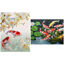 2 set DIY 5D Full Diamond Painting Kit Diamond Art Kits Paint Diamonds Embroidery-Koi Fish & Water Koi