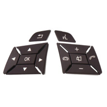 Car Steering Wheel Multifunction Buttons 1669052800 1669052900 for GL ML Class W166 W292 Brown