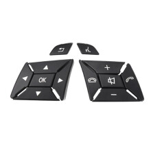 Car Steering Wheel Multifunction Buttons 1669052800 1669052900 for GL ML Class W166 W292 Black